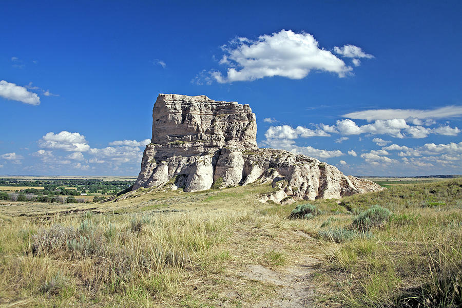 Courthouse And Jail Rocks, Nebraska Photograph by Carol Barrington