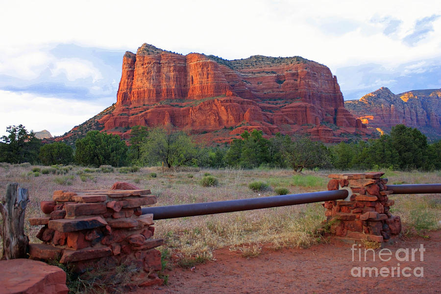 Courthouse Butte in Sedona Photograph by Carol Groenen