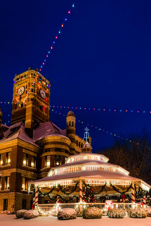 Courthouse Christmas Photograph by Michael Arend Fine Art America