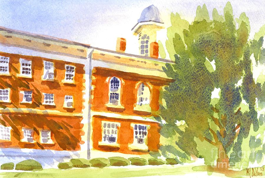 Courthouse in August Sun Painting by Kip DeVore