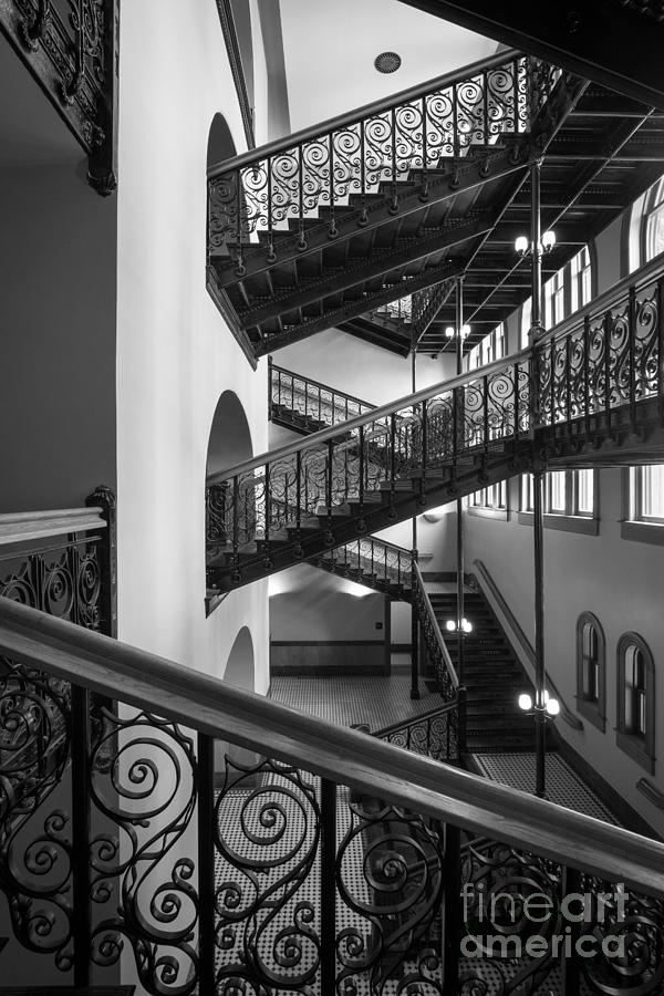 Courthouse Staircases Photograph by Inge Johnsson