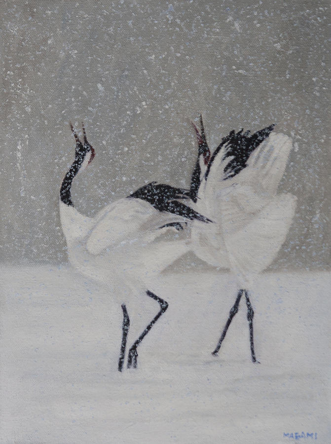 Courtship Dance Painting by Masami Iida