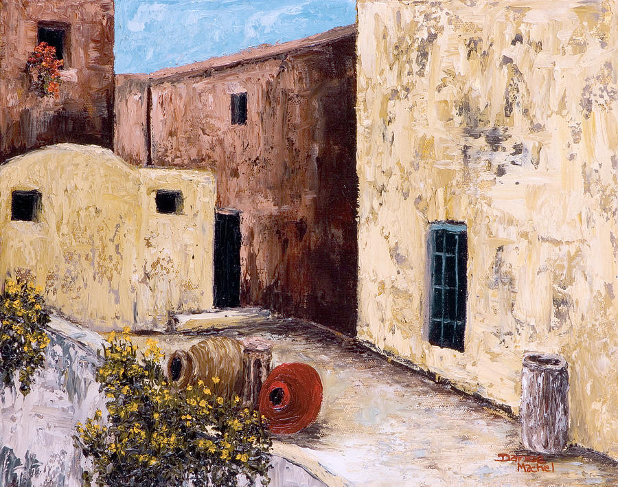 Courtyard  Painting by Darice Machel McGuire