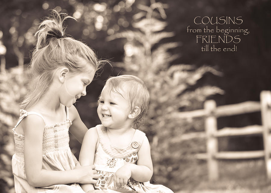 Cousins Mixed Media by Trish Tritz