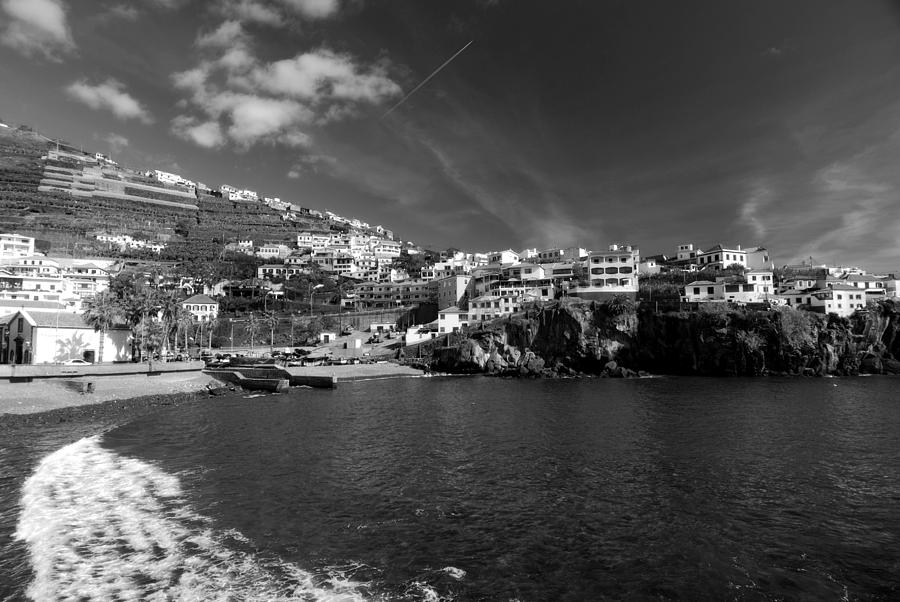 Cove in black and white Photograph by Tracy Winter