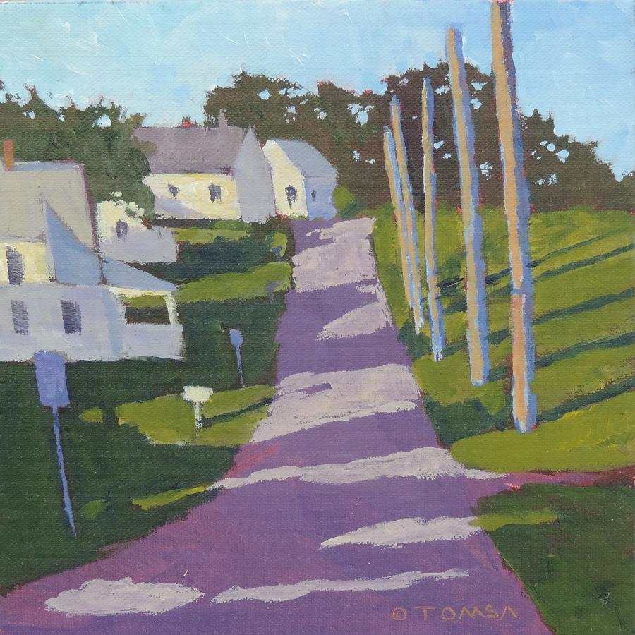 Cove Road - Art by Bill Tomsa Painting by Bill Tomsa