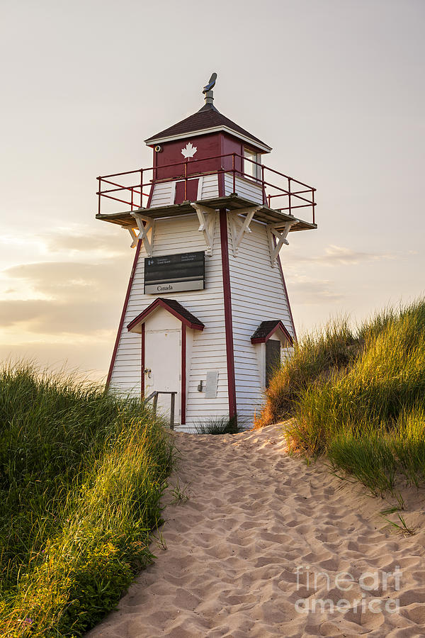 Lighthouse Photograph - Covehead Harbour Lighthouse 2 by Elena Elisseeva