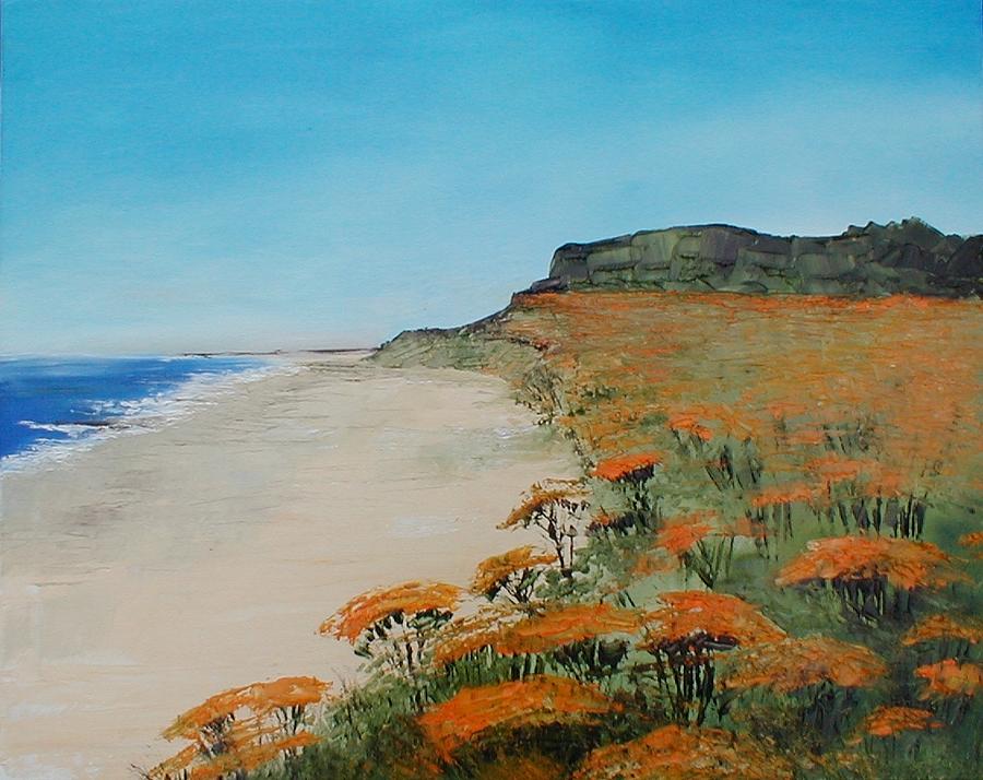 Nature Painting - Covehithe Southwold by Vaughan Keal