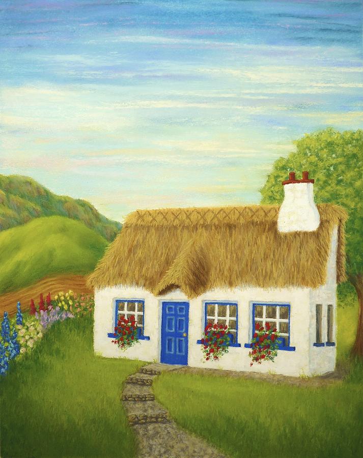 Architecture Painting - Cover Art for Briarwood Cottage by JoAnn Ross by Rebecca Prough