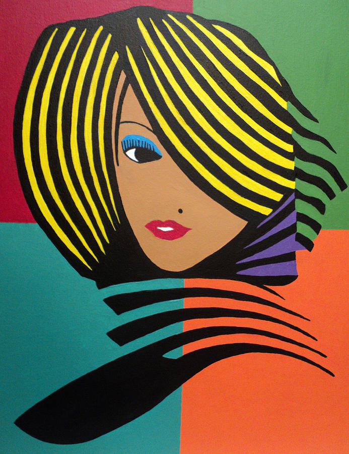 Cover Girl II Painting by Angelo Thomas