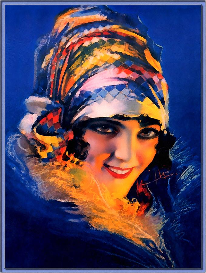 Cover Girl Pin Up Model Digital Art by Rolf Armstrong