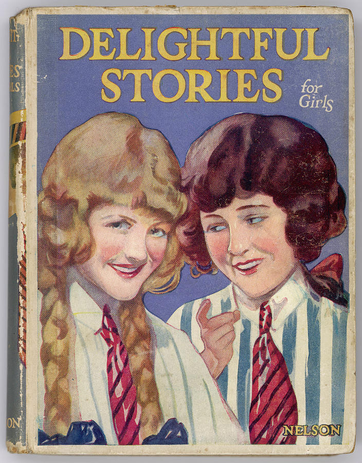 Cover Of Nelson's 'delightful Stories Drawing by Mary Evans Picture Library