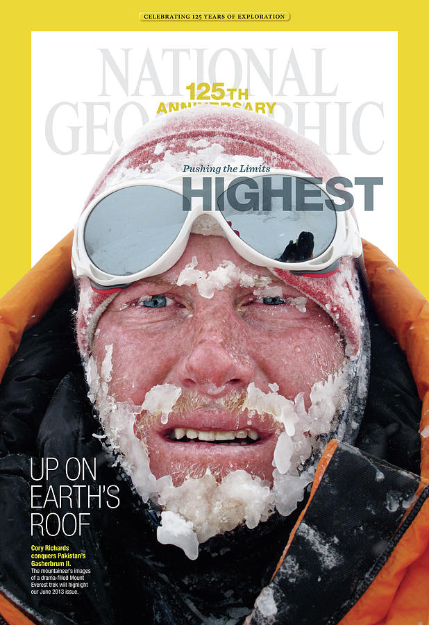 “Selfie” of Cory Richards, NatGeo Cover, Dec. 201e