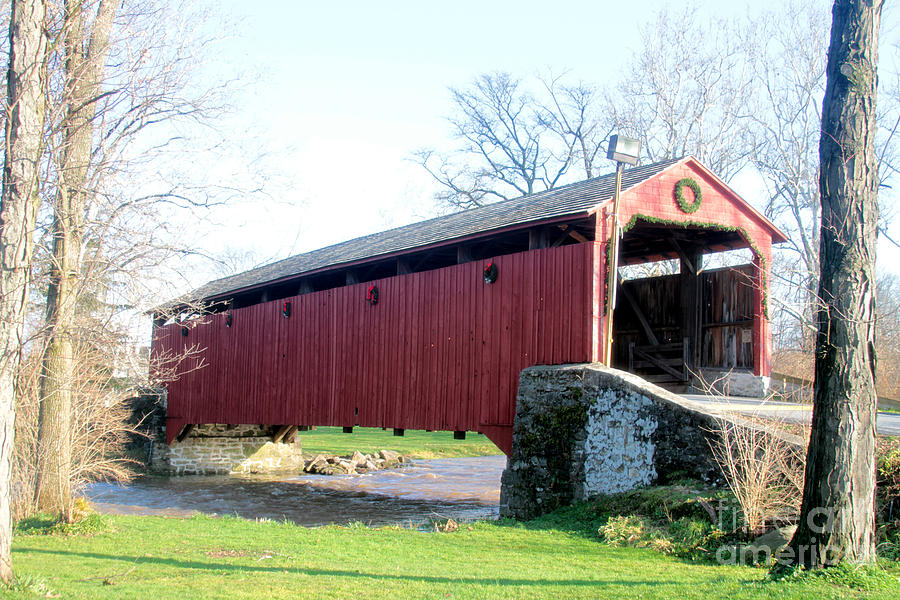 Barn Photograph - Covered Bridge 2 by Dwight Cook