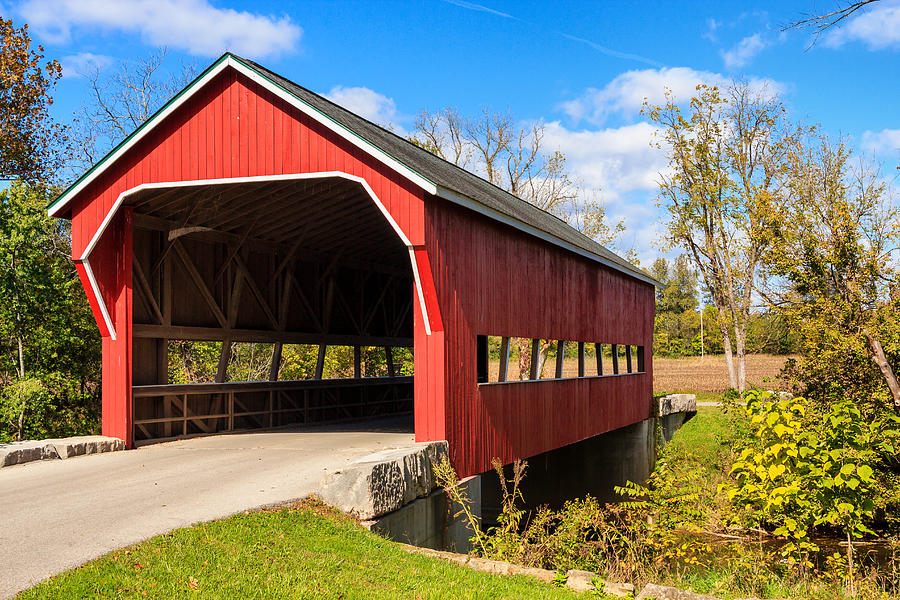 Covered Bridge Photograph by John Zocco - Fine Art America