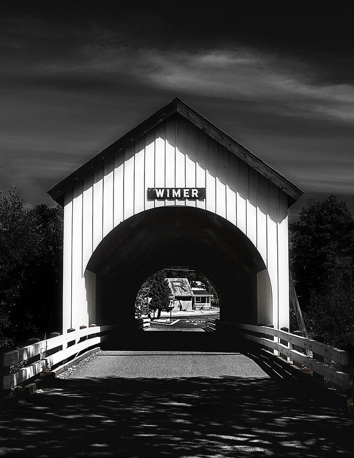 Covered Bridge Photograph by Melanie Lankford Photography