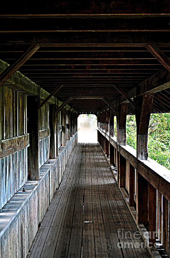 Covered Bridge to Photograph by Kevin Fortier
