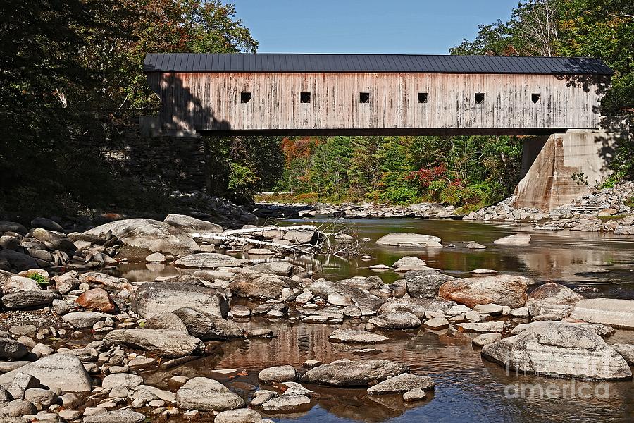 Covered Bridge Vermont 7 Photograph by Edward Fielding