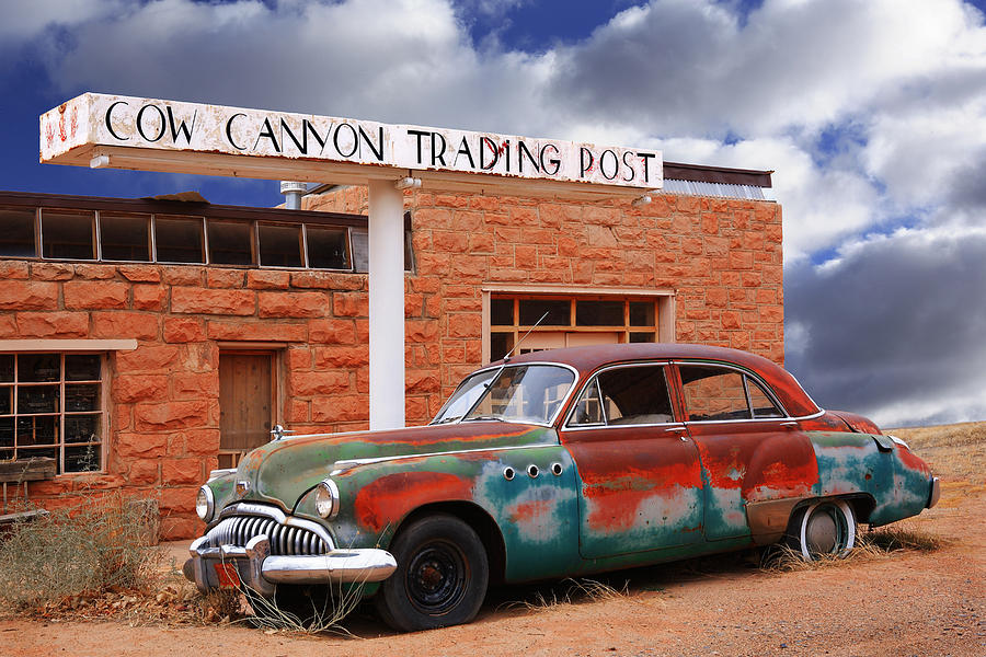 Cow Canyon Buick Photograph by Wendell Thompson
