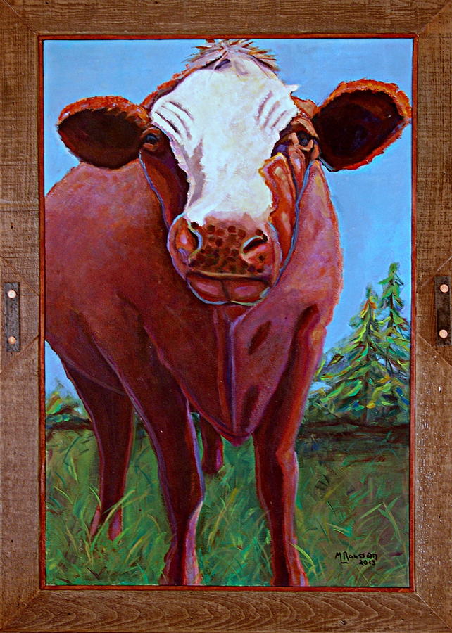 Cow Daze Painting by MarvL Roussan