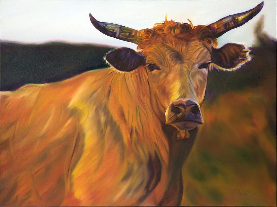 Cow Painting - Cow by Pamela Bell