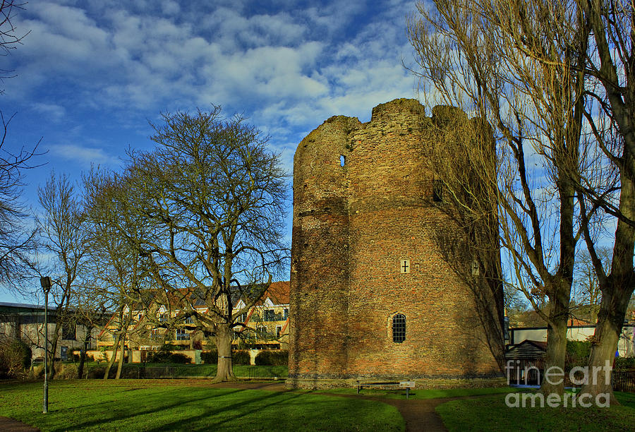 Castle Photograph - Cow Tower Norwich Riverside by Darren Burroughs