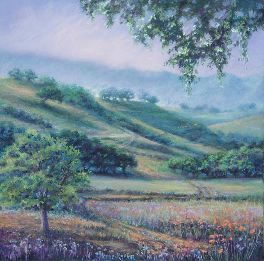 Cow Trails Pastel by Denise Horne-Kaplan