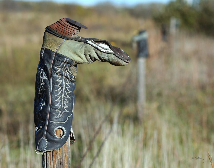 Cowboy Boot Art Photograph By Andrea Kelley Fine Art America