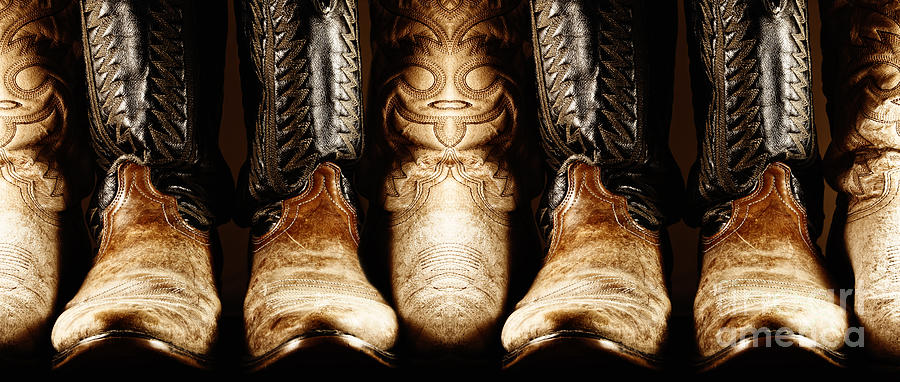 Cowboy Boots Composite Photograph by Lincoln Rogers