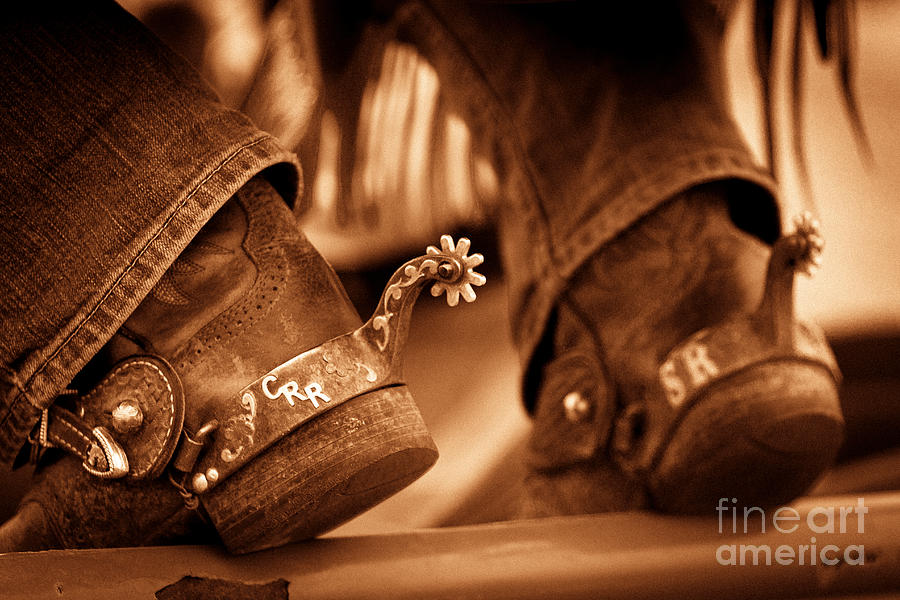 Cowboy Boots Photograph by Nicholas  Pappagallo Jr