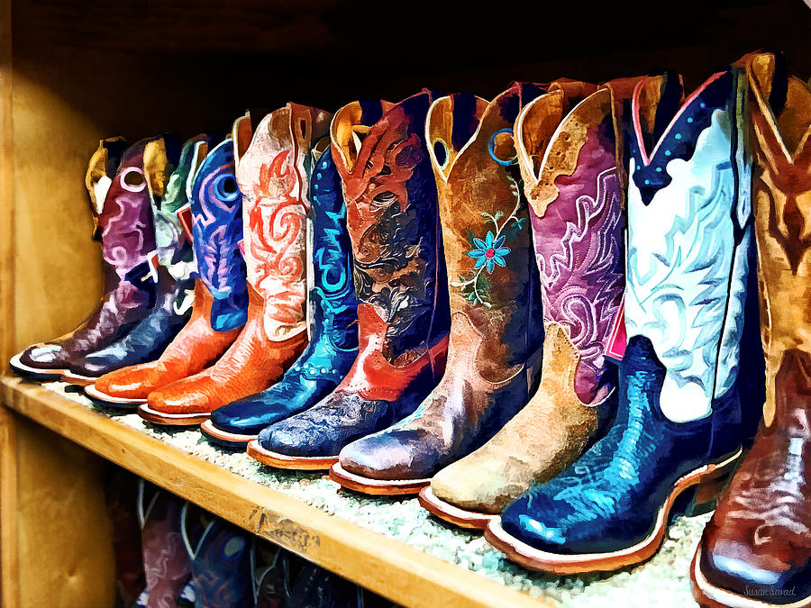Cowboy Boots Photograph by Susan Savad