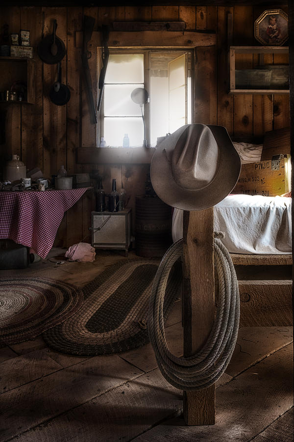 Cowboy Cabin Photograph by Gary Warnimont
