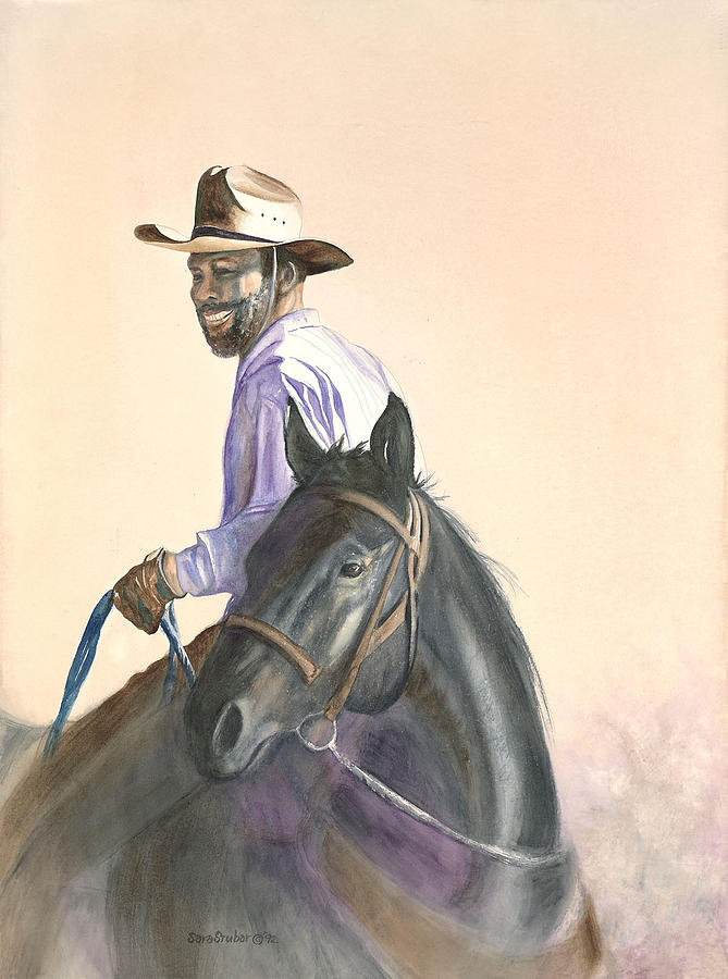 Cowboy Games Painting