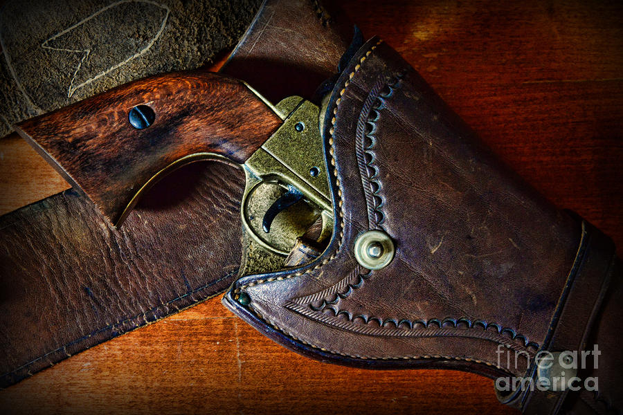 Key Photograph - Cowboy Gun in Holster by Paul Ward