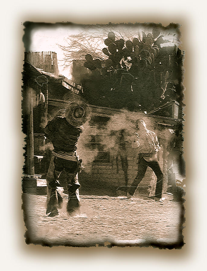 Cowboy Gunfight 4 Photograph