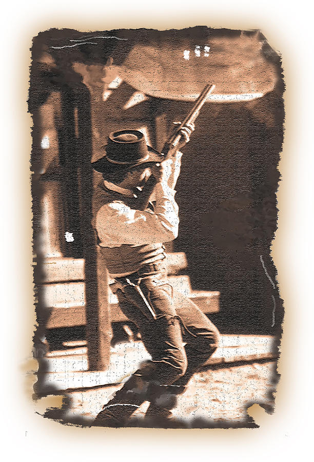 Cowboy Gunfight 5 Photograph by JustJeffAz Photography