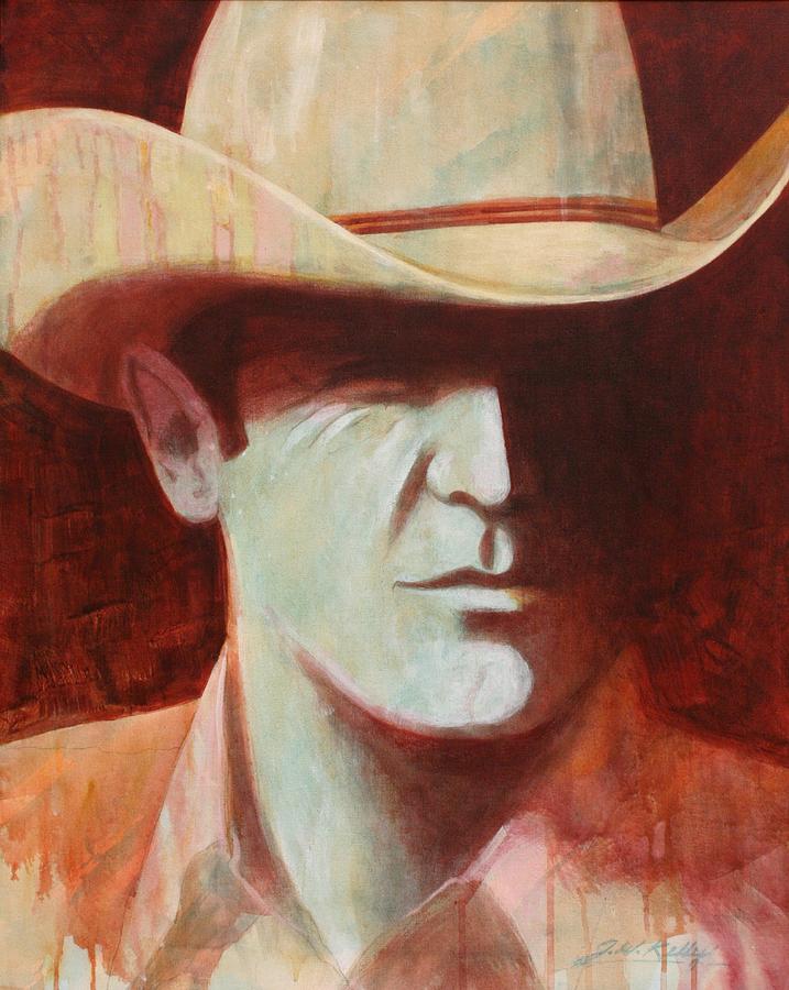 Cowboy Painting by J W Kelly Cowboy Painting by J W Kelly