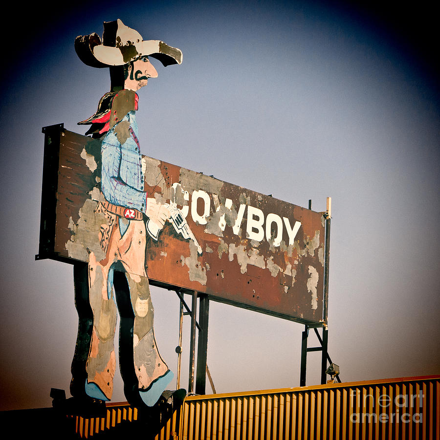 Cowboy Photograph by Lawrence Burry