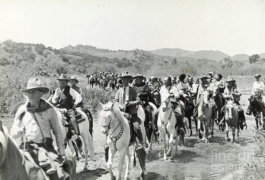 Cowboy Ride 1935 Photograph by Patricia Tierney