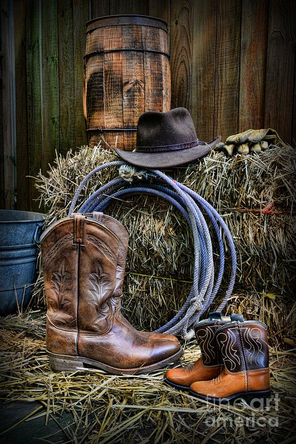 Cowboy - When I Grow Up Photograph by Paul Ward