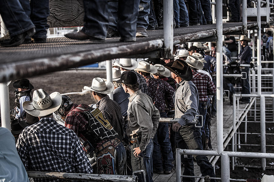 Cowboys Cowboys Everywhere... Photograph by Amber Kresge