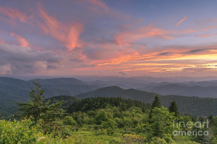 Cowee mountain overlook. Photograph by Itai Minovitz - Pixels