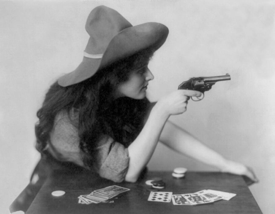 Cowgirl, 1912 Photograph by Science Source