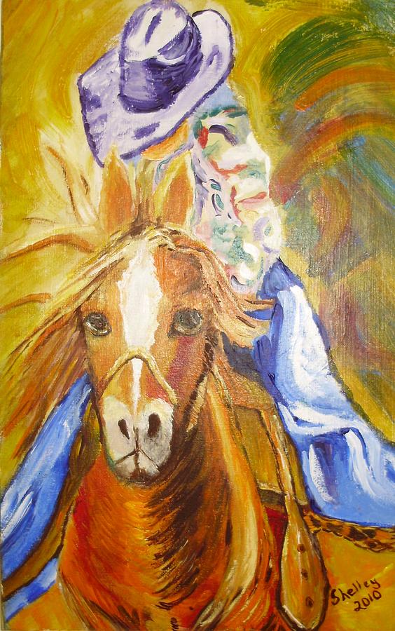 Cowgirl Painting by Shelley Bain