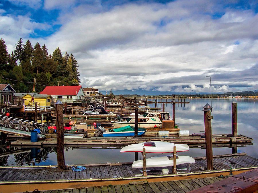 Cowichan Bay Vancouver Island Photograph by Lynn Bolt