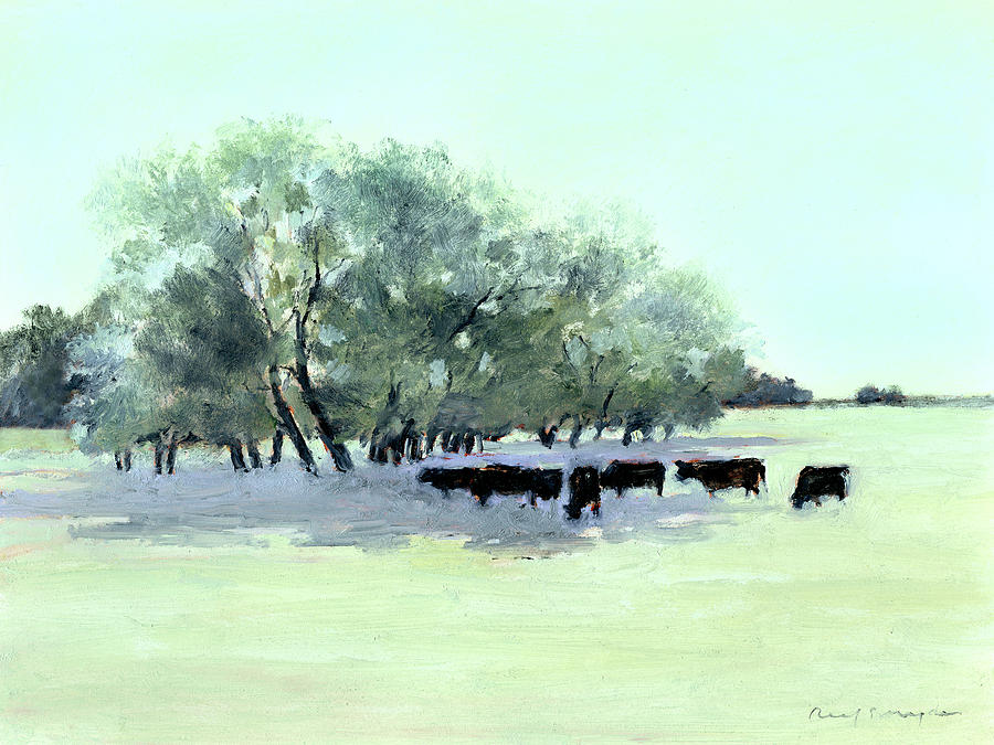 Cows 7 Painting by J Reifsnyder
