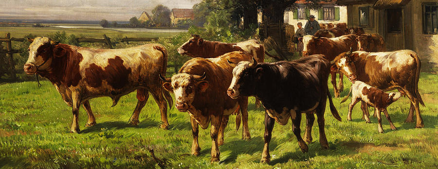 Cows Digital Art