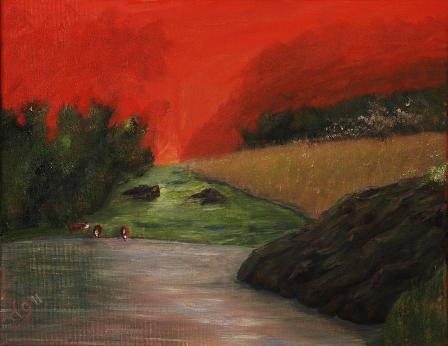 Cows and Storm by DG Ewing Cows and Storm by DG Ewing