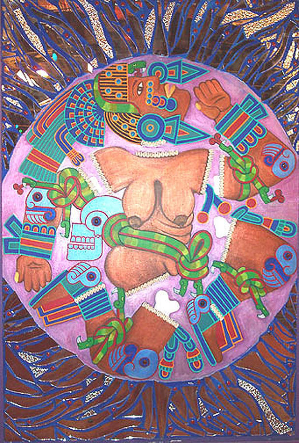 Coyolxauhqui Mixed Media By Jane Madrigal 