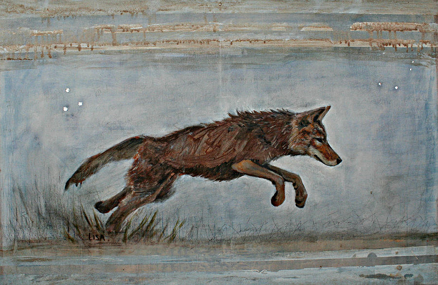 Coyote ll Painting by Alma Yamazaki